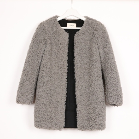 Aritzia Wilfred Laboratoire Sherpa Coat - Picture 1 of 7